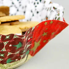 X-Cartamodello per un piatto colorato