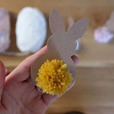 X-Creare conigli di Pasqua con i bambini