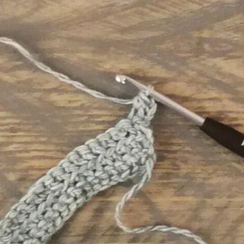 X-Mezza maglia alta all’uncinetto