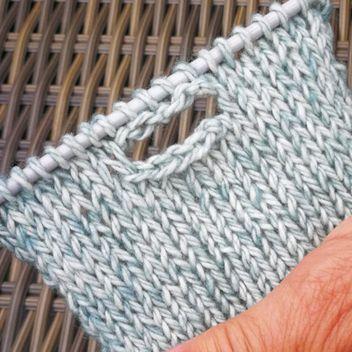 X-Lavorare l’asola a maglia