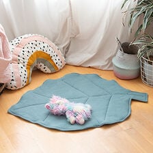 X-Cucire una coperta gioco a forma di foglia