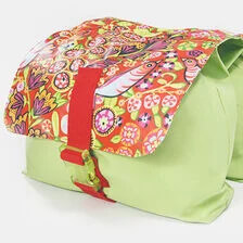 X-Cartamodello per borsa da bici per portapacchi