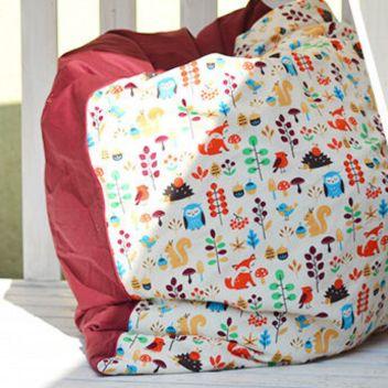 X-Cartamodello per pouf