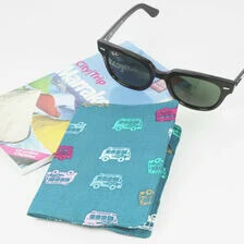 X-Mondo spiaggia - Cartamodello per copripassaporto da viaggio