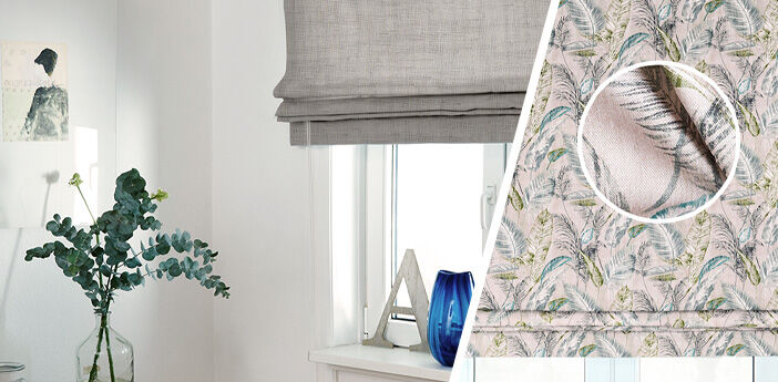 Roman blinds - free sewing instructions »