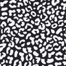 tessuto per costumi da bagno Macchie di leopardo astratte – nero-azzurro/bianco,  thumbnail number 6