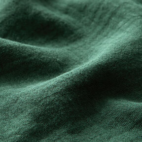 mussolina / tessuto doppio increspato – verde scuro, 