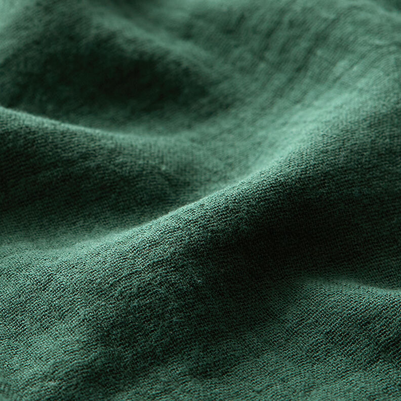 mussolina / tessuto doppio increspato – verde scuro,  image number 3