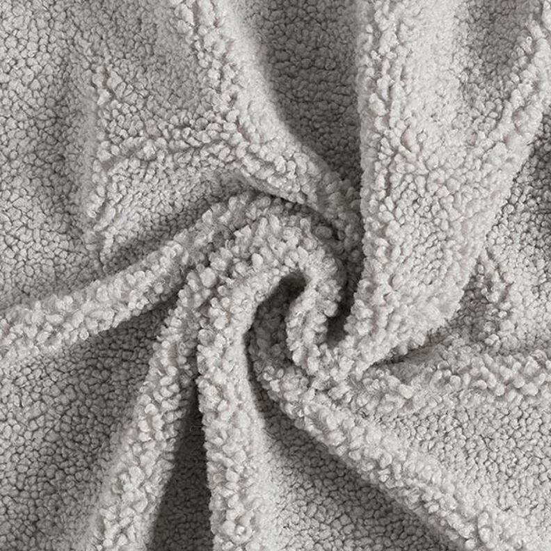 tessuto da tappezzeria pelliccia sintetica Teddy – grigio chiaro,  image number 1