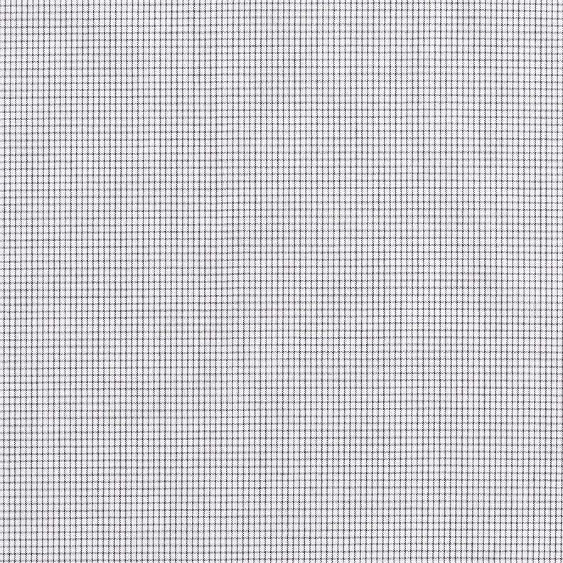 Tessuto per camicia a quadretti glitterati – nero/bianco,  image number 1