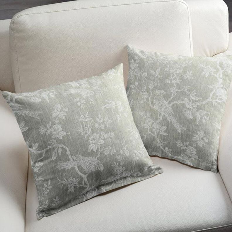 Lino per complementi di arredo Uccelli – bianco,  image number 5