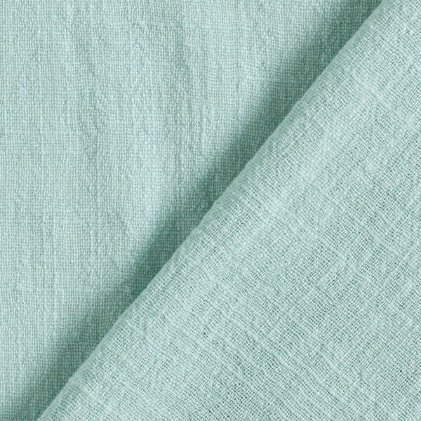tessuto in cotone effetto lino – verde menta,  image number 3