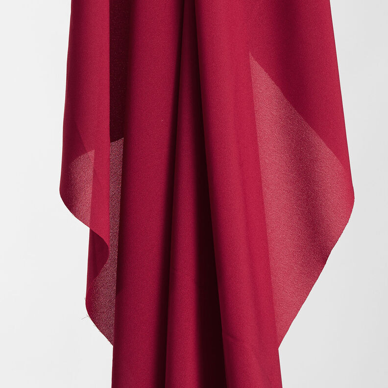 georgette increspato – rosso scuro,  image number 5