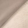 Velluto con retro in pelliccia Sherpa – anemone,  thumbnail number 4