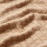 tessuto in maglia Ajour eleganti strisce glitterate – marrone chiaro,  thumbnail number 2