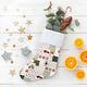 tessuto in cotone cretonne collage festoso – bianco lana/verde,  thumbnail number 5