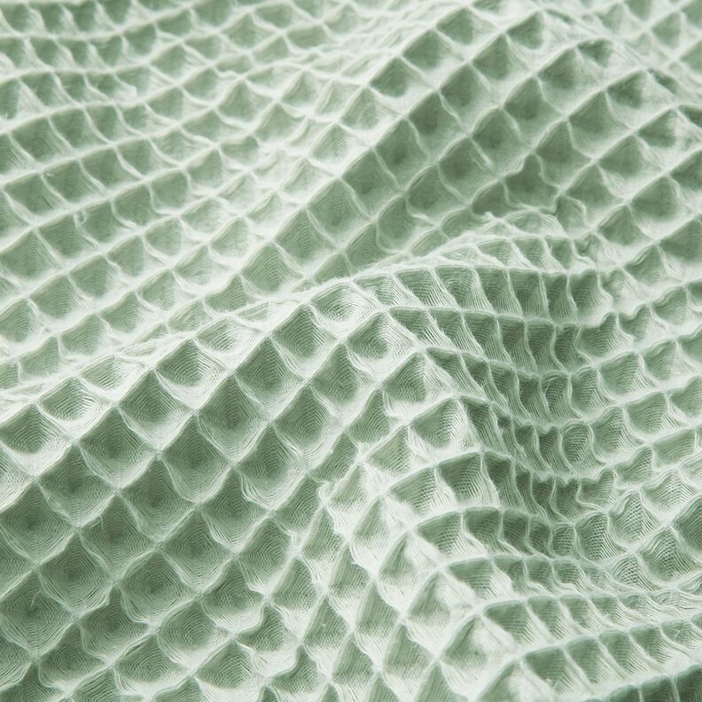 piqué nido d’ape Grandi nidi d’ape – menta chiaro,  image number 2