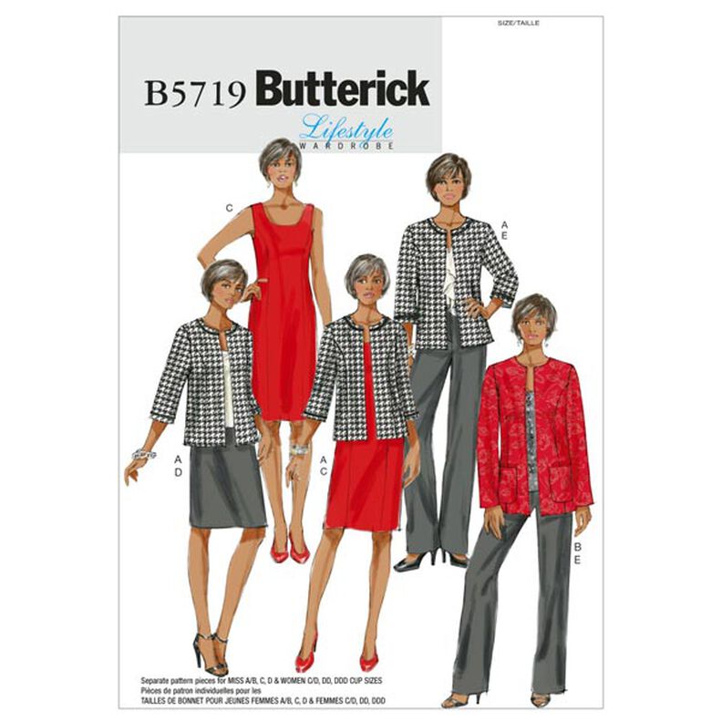 giacca|abito|gonna|pantalone, Butterick 5719|44 -,  image number 1