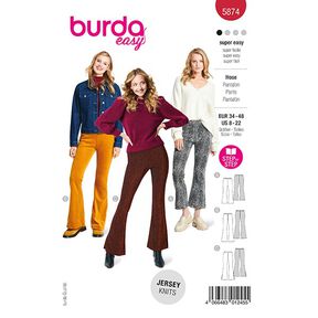 pantalone | Burda 5874 | 34-48, 