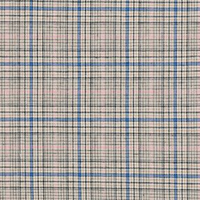 Misto cotone Fine motivo a quadri – anacardo/blu reale, 