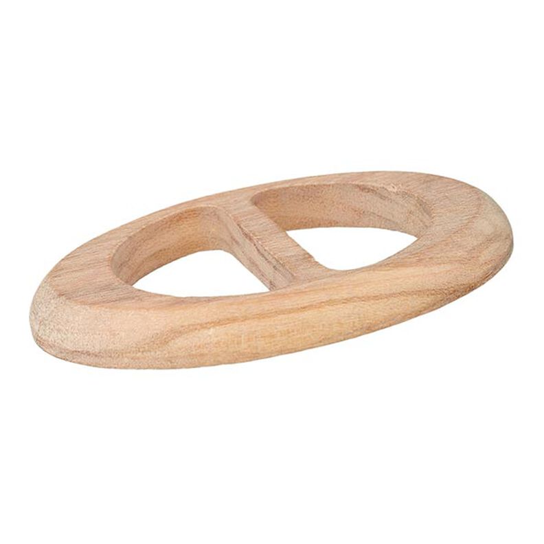 fibbia in legno ovale – beige,  image number 2