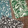 cotone rivestito Raffinato motivo leopardato – marrone/nero,  thumbnail number 5