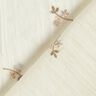 Ricamo floreale in voile increspato – bianco lana/marrone chiaro,  thumbnail number 4
