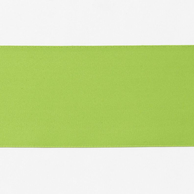 Nastro in satin [50 mm] – verde mela,  image number 1