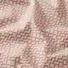 tessuto in cotone cretonne motivo zigzag etnico – terracotta,  thumbnail number 2
