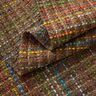 Misto lana vergine bouclé a righe colorate e lurex – marrone medio,  thumbnail number 4