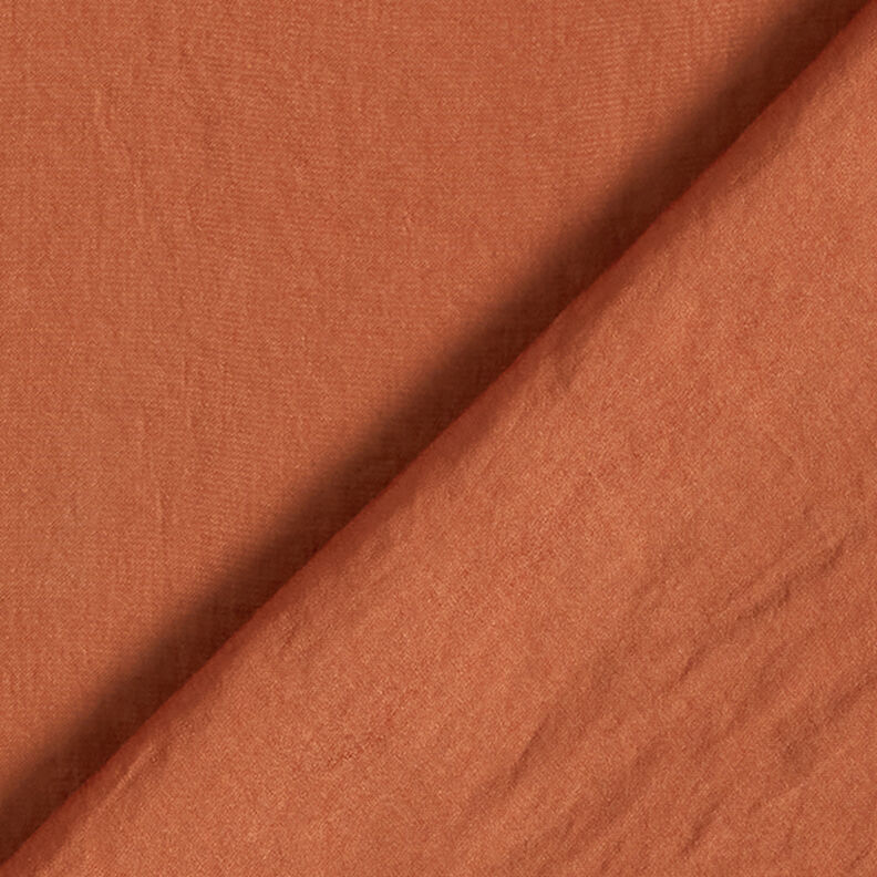 Tessuto leggero increspato per camicette in tinta unita – bronzo,  image number 3