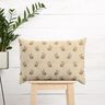tessuto arredo tessuto spinato in cotone Fiori e scritta – beige,  thumbnail number 7
