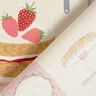 tessuto arredo mezzo panama Torte e pasticcini – beige chiaro/rosa,  thumbnail number 4