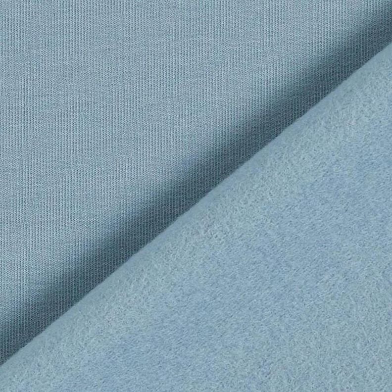 felpa di cotone leggera tinta unita – blu colomba, image number 5