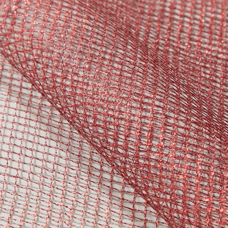 tulle Metallico – rosso carminio,  image number 6