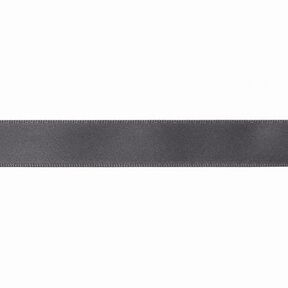 Nastro in satin [15 mm] – grigio scuro, 