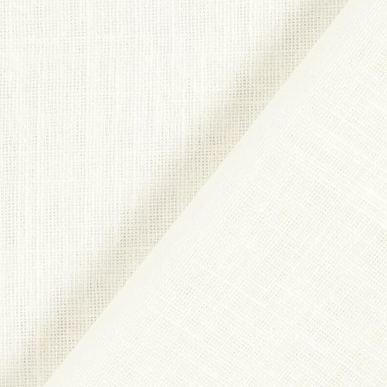 tessuto per tende, voile effetto lino 300 cm – bianco lana | Resto 90cm,  image number 3