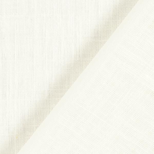 tessuto per tende, voile effetto lino 300 cm – bianco lana,  image number 3