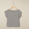 jersey di cotone Righe sottili – crema/nero | Resto 90cm,  thumbnail number 5
