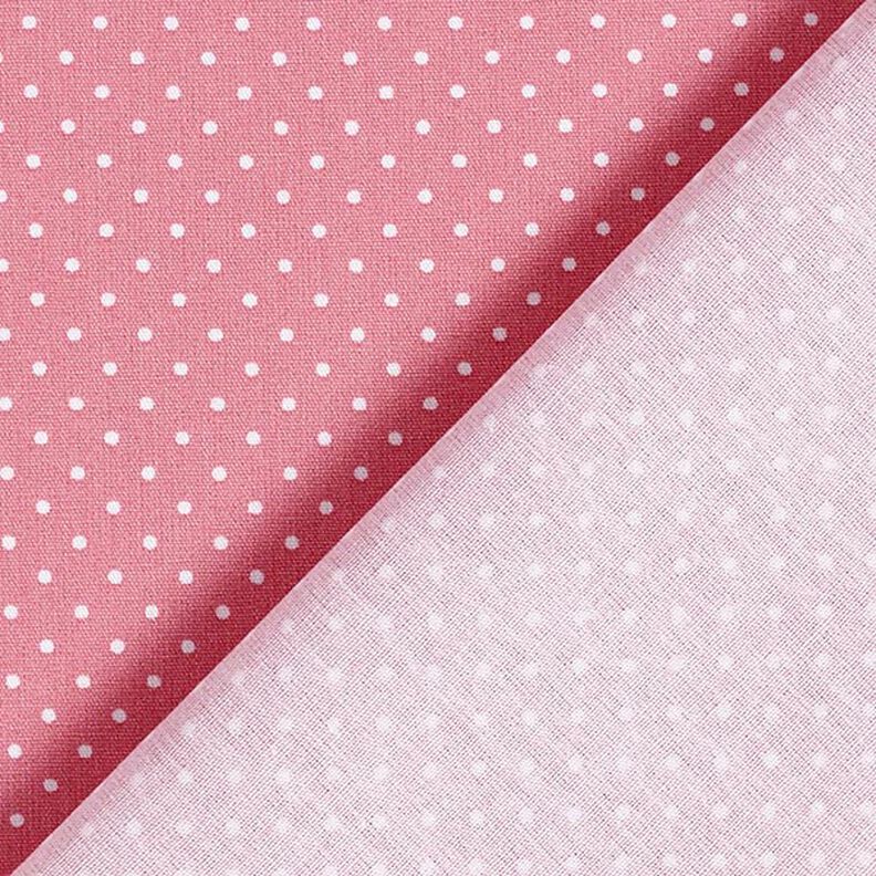 popeline di cotone piccoli pois – rosa/bianco,  image number 6
