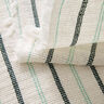 Tessuto di cotone con struttura a griglia a strisce longitudinali – bianco/menta piperita,  thumbnail number 5