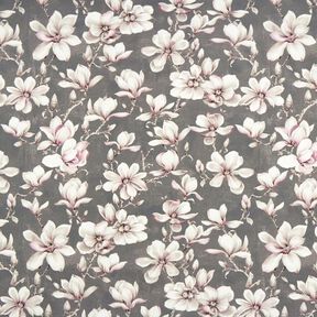 Tessuti da esterni canvas magnolie – grigio, 