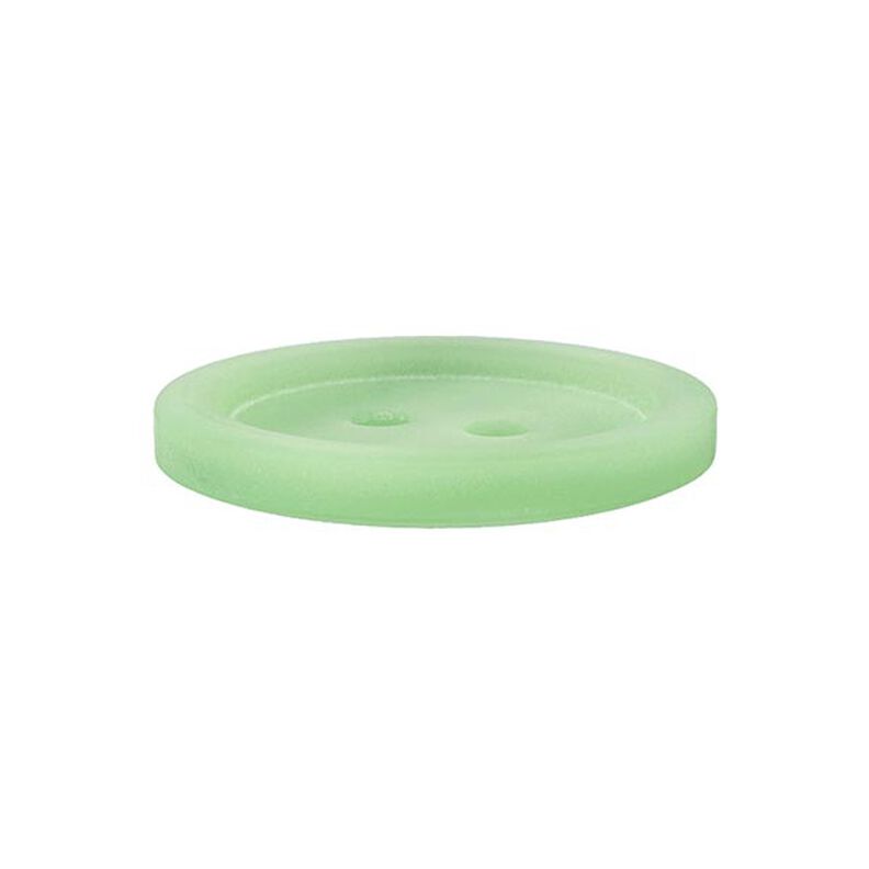 bottone in plastica 2 fori basic - verde chiaro,  image number 2