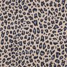 misto lino viscosa stampa leopardata | Poppy Fabrics &ndash; anacardo/blu notte,  thumbnail number 1
