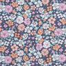 GOTS popeline di cotone Prato fiorito | Poppy Fabrics – grigio ardesia,  thumbnail number 1