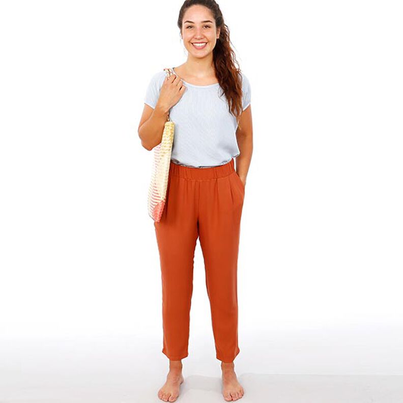 FRAU HANNA - pantalone casual con elastico in vita, Studio Schnittreif | XS - XXL,  image number 2