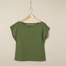 jersey di cotone medio tinta unita – verde oliva,  thumbnail number 6