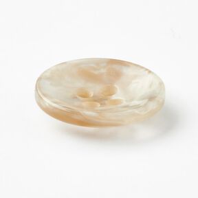 Bottone marmorizzato a 4 fori [Ø 15 mm] – crema/beige, 