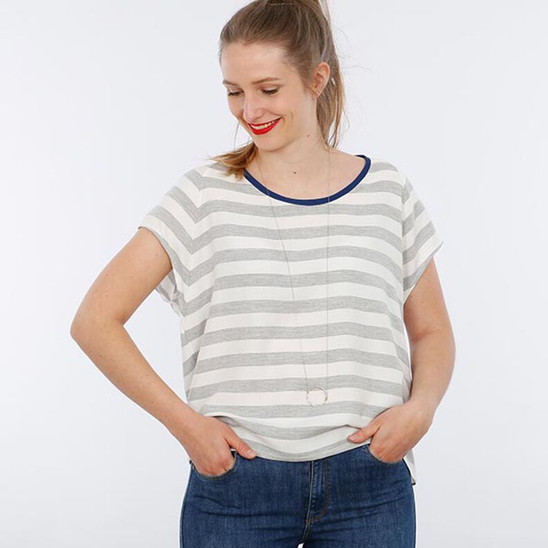 FRAU MIA - blusa ampia con maniche raglan, Studio Schnittreif  | XS -  XL,  image number 3