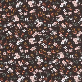 jersey di cotone Millefiori – marrone nerastro, 